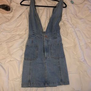 Denim Overall Skirt